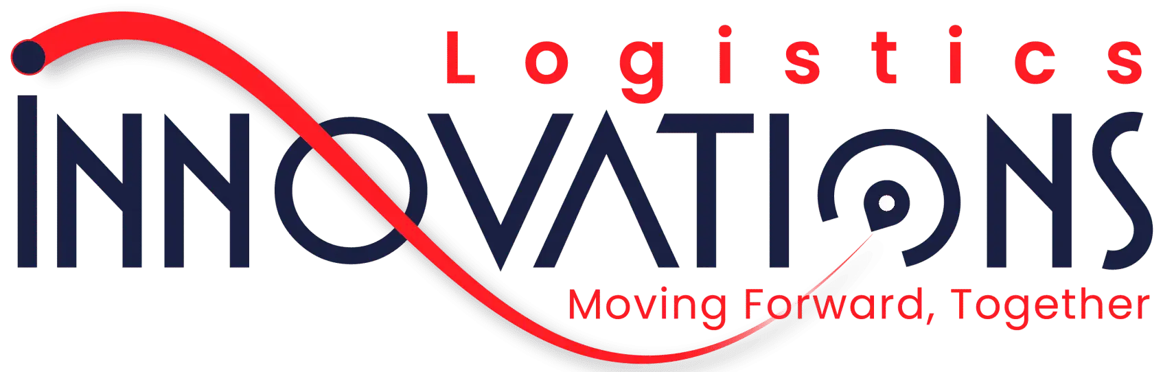 Innovations Logistics company logo with tagline Moving Forward Together